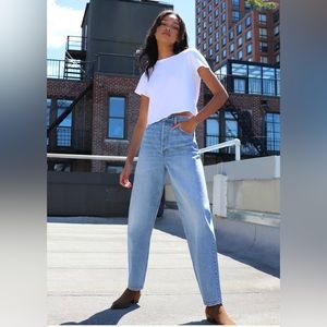 Denim Forum / The Mia High Rise Curve / Picture This Bleu / 28W 31L